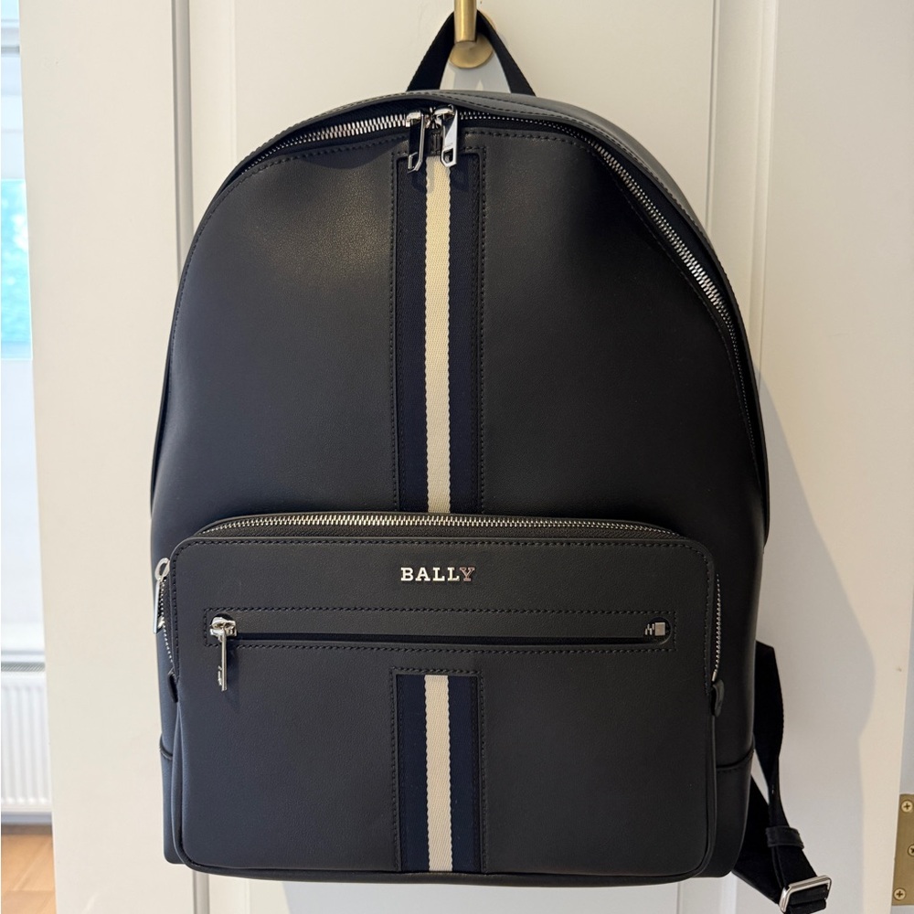 Bally Dark Backpack with Light Stripe - Picture 2 of 6